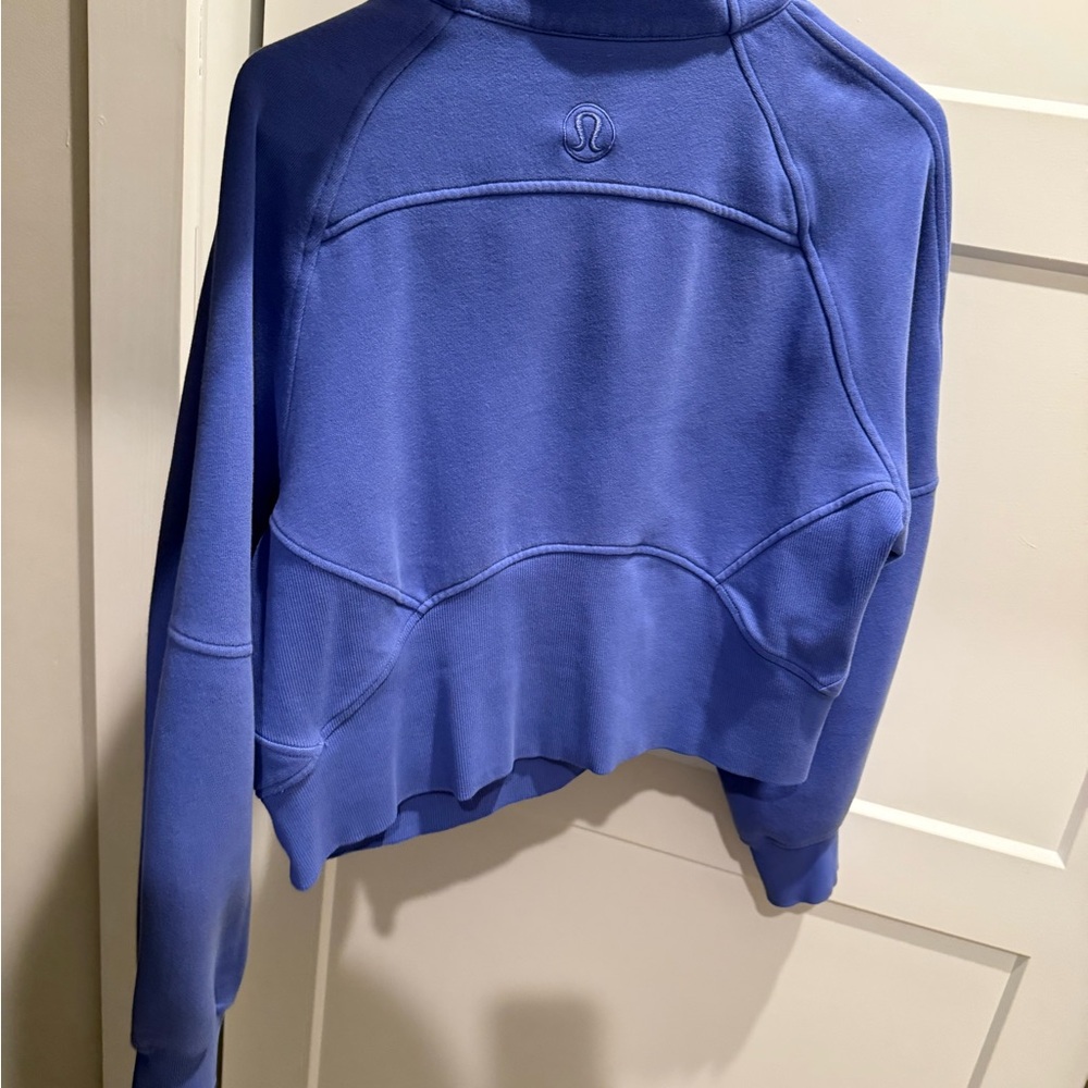 Lululemon Scuba Half Zip Sweatshirt Funnel
Neck Hoodie - Waterdrop Blue - Picture 5 of 6